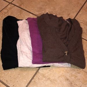 LOT of Four Cardigans